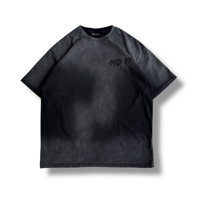 BACK EMBROIDERED SUNFADE T-SHIRT