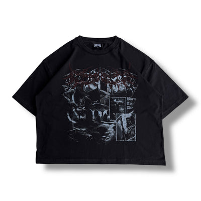 GRAVEYARD CROPPED T-SHIRT
