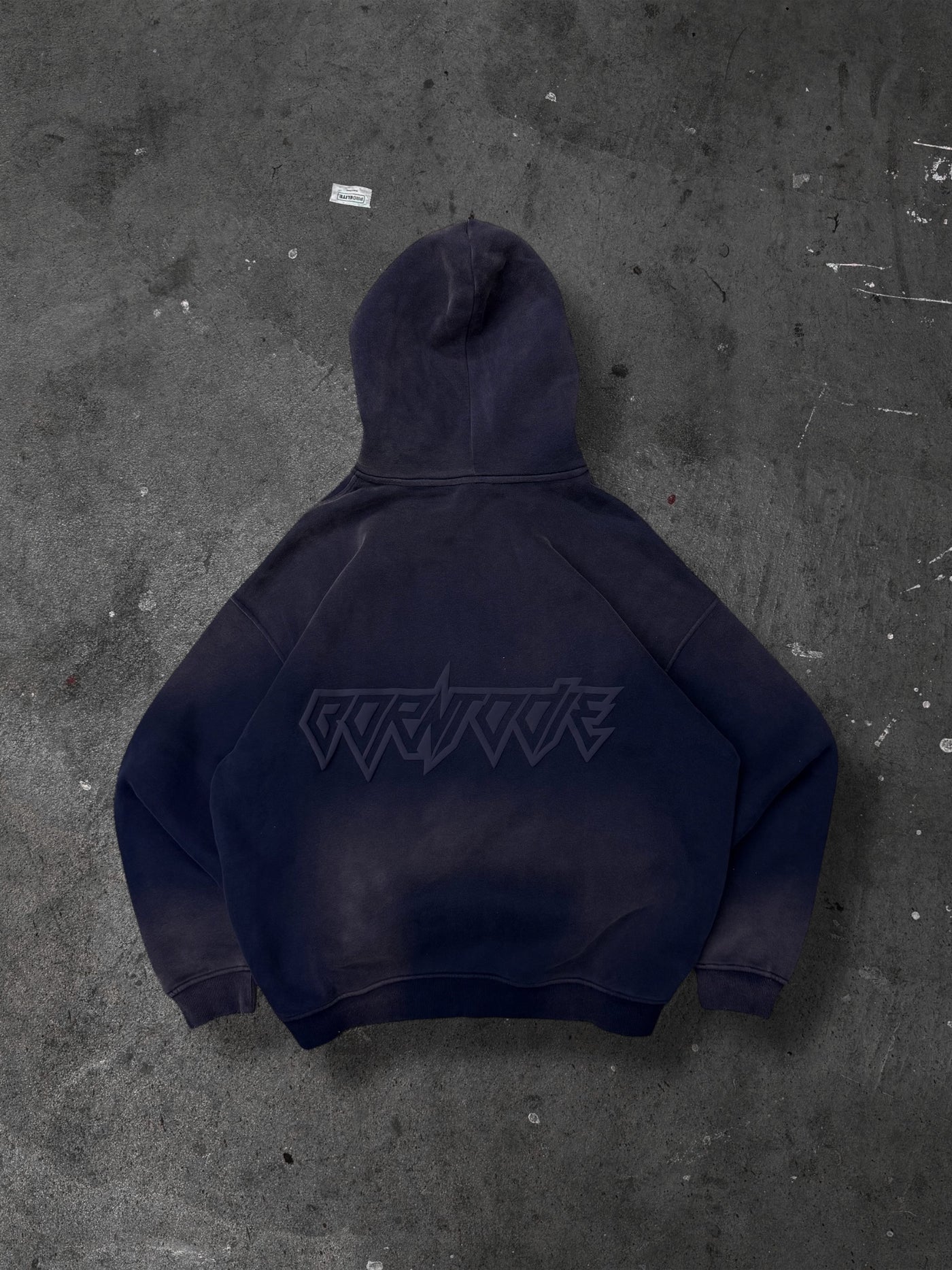 DARK BLUE SUNFADE HOODIE