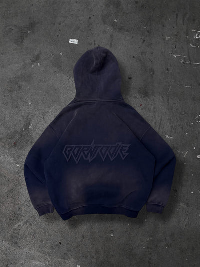 DARK BLUE SUNFADE HOODIE