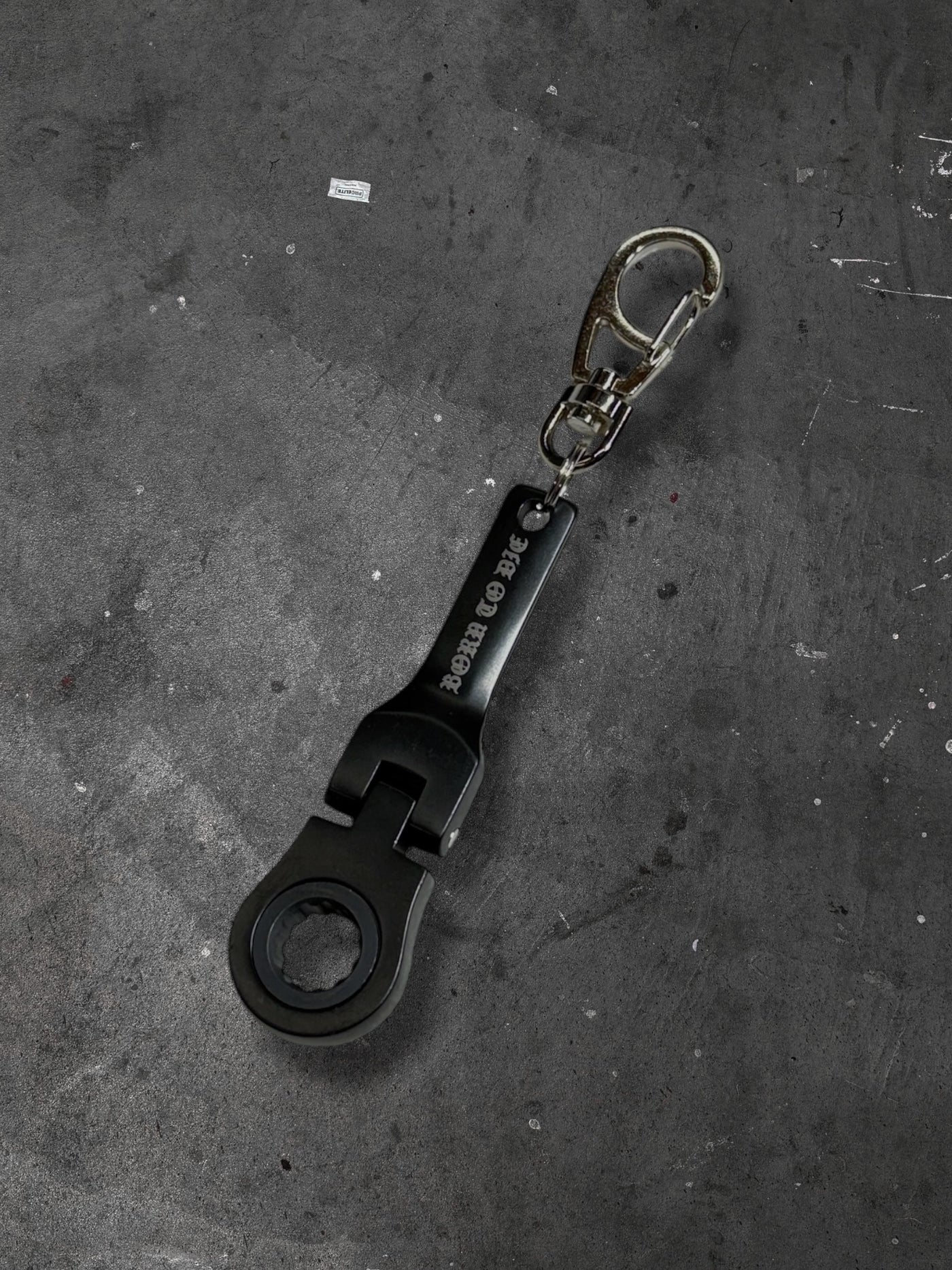 BLACK 10mm KEY CHAIN