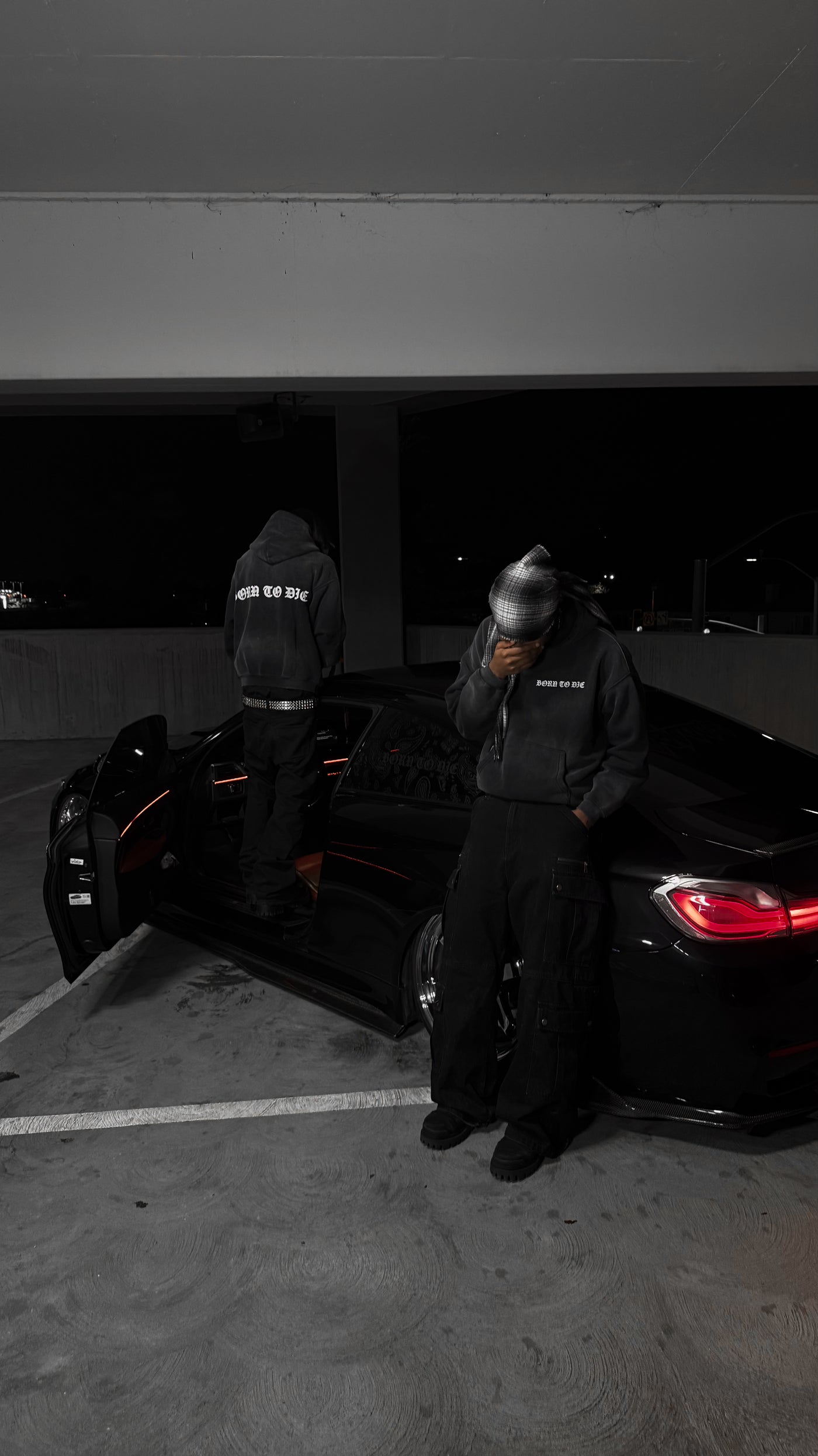 BLACK OE SUNFADE HOODIE