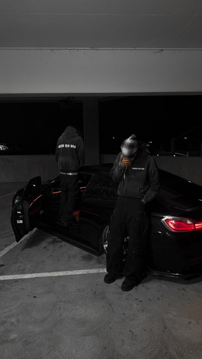 BLACK OE SUNFADE HOODIE