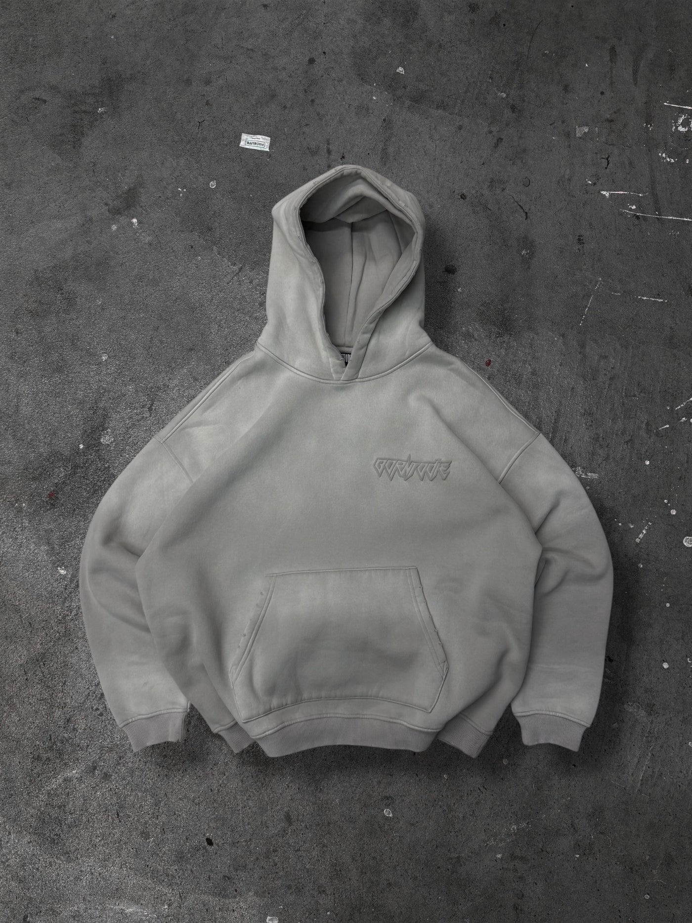 LIGHT GREY SUNFADE HOODIE
