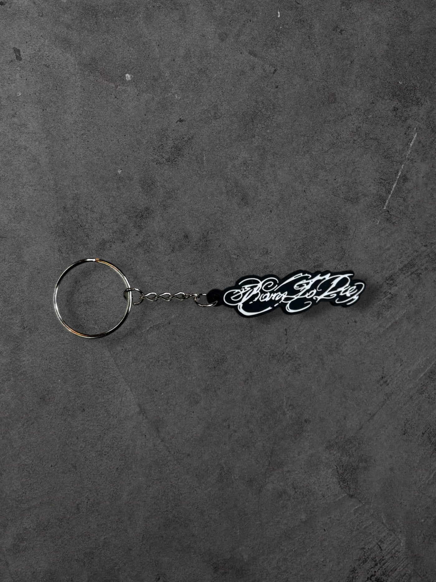 Keychain Cursive CURSIVE PVC KEYCHAIN – BornToDie.tm