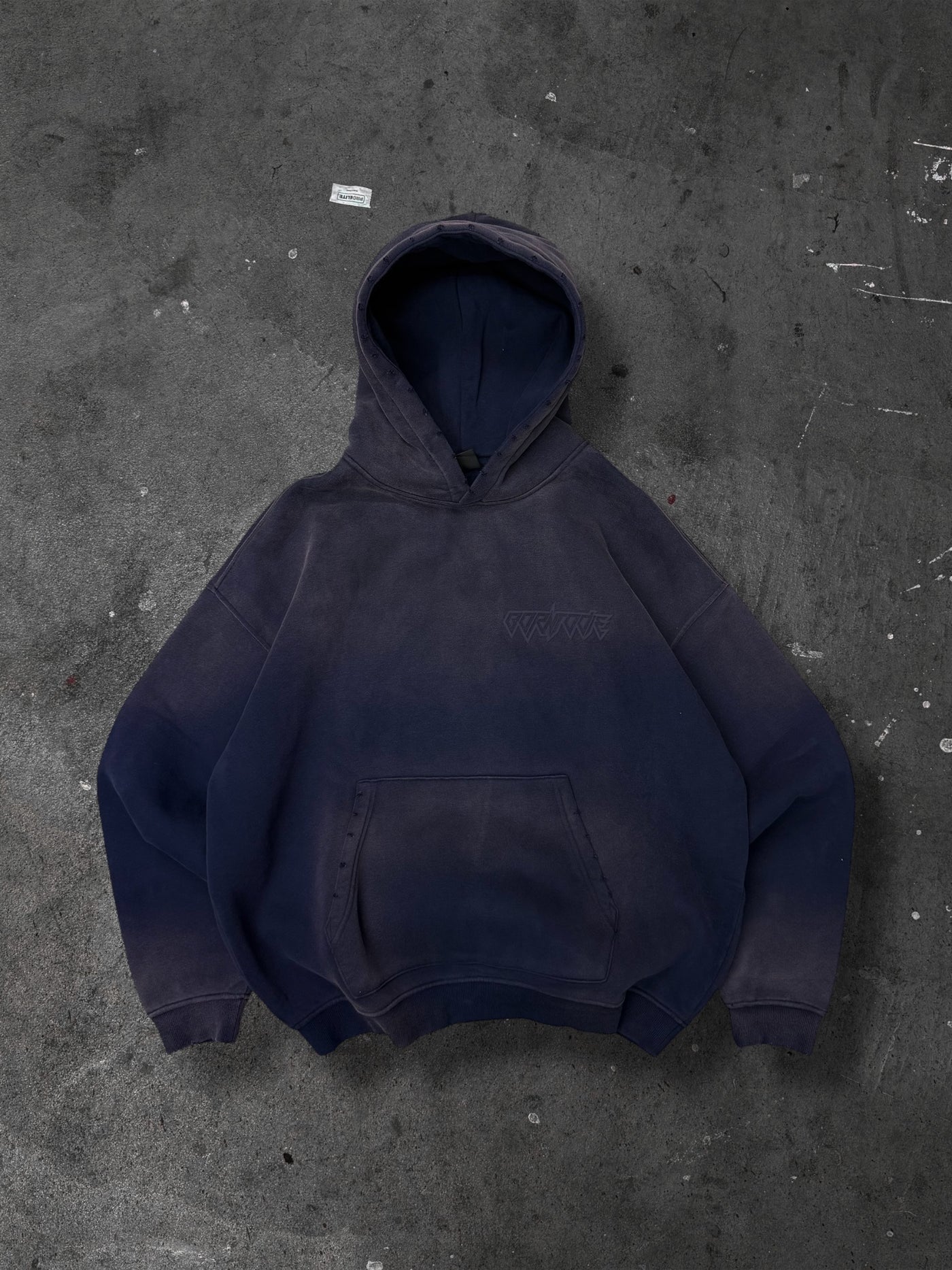 DARK BLUE SUNFADE HOODIE