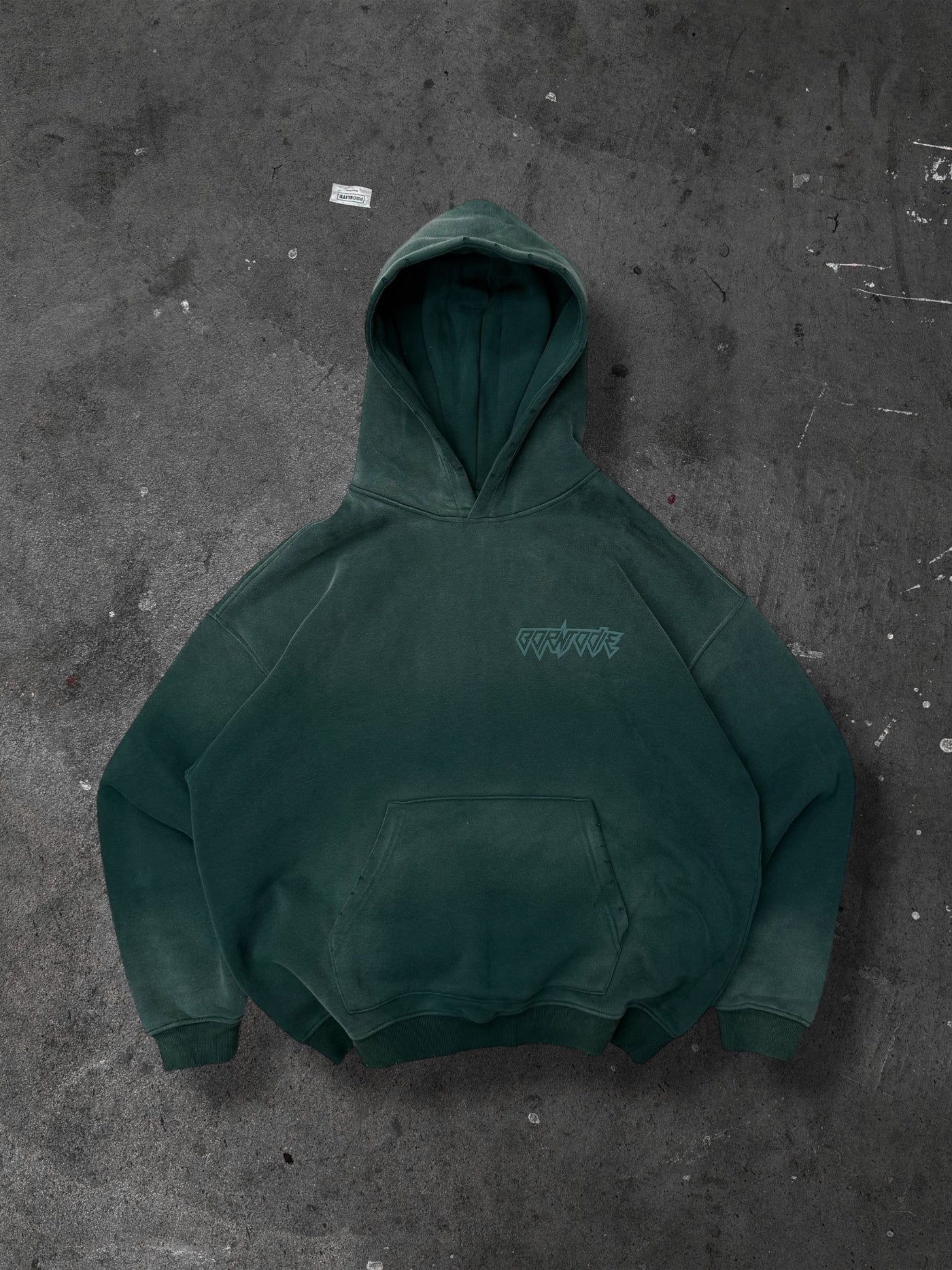 GREEN SUNFADE HOODIE