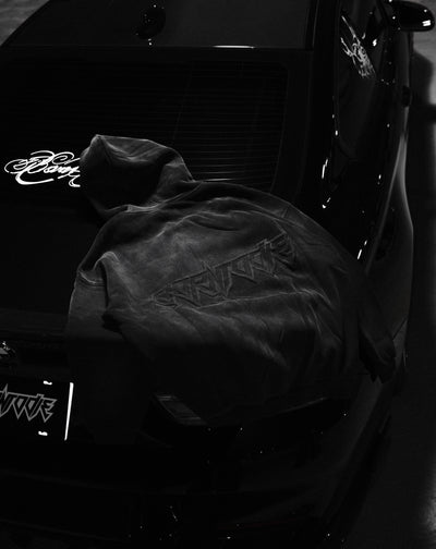 BLACK SUNFADE ZIP UP