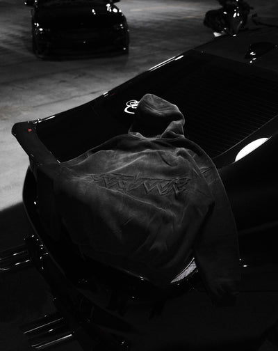 BLACK SUNFADE ZIP UP