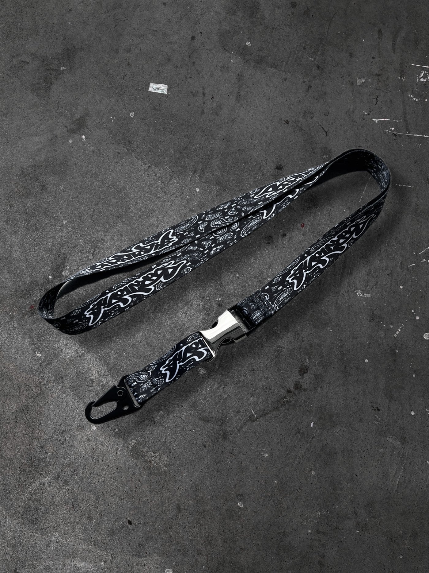 Paisley Metal Clip Lanyard