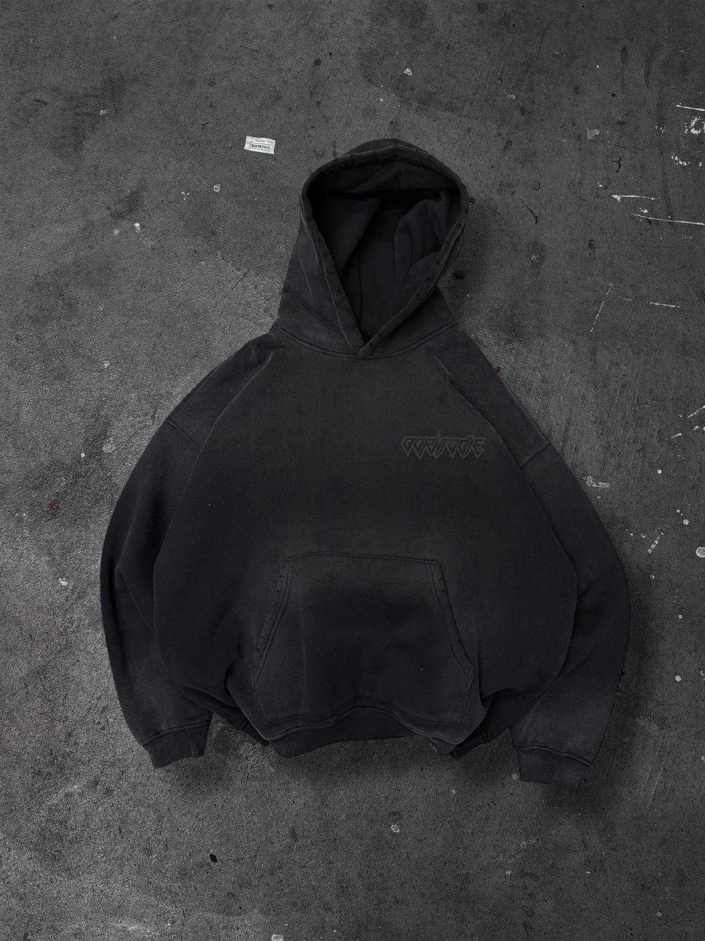 BLACK SUNFADE HOODIE