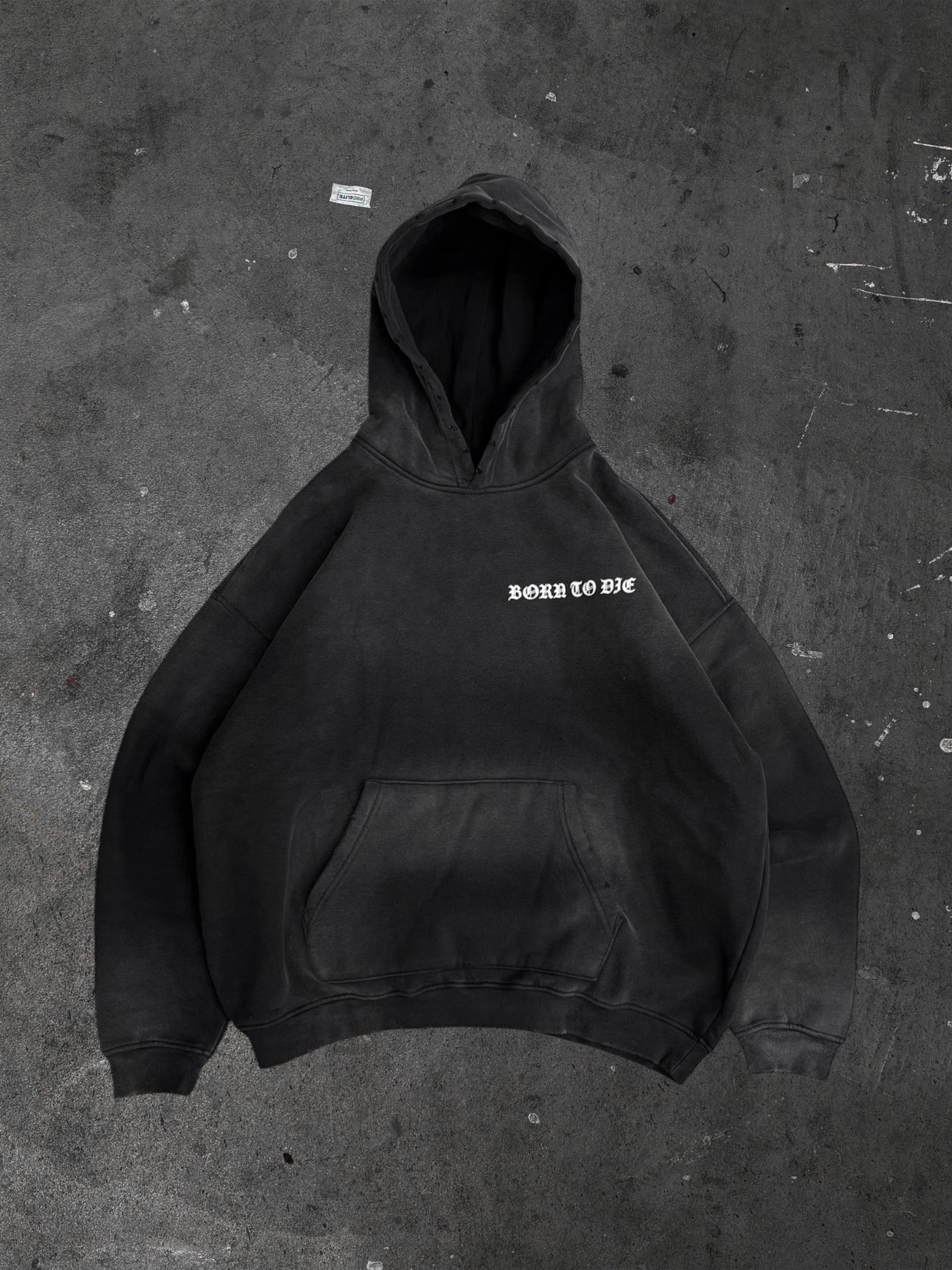 BLACK OE SUNFADE HOODIE